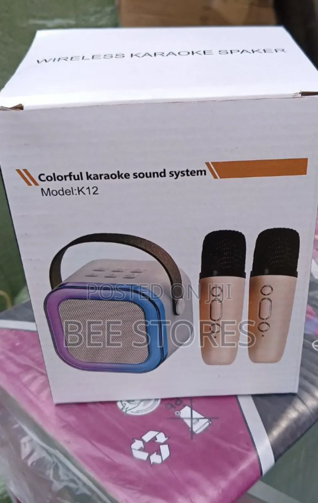 Karaoke Speaker With Double Microphone