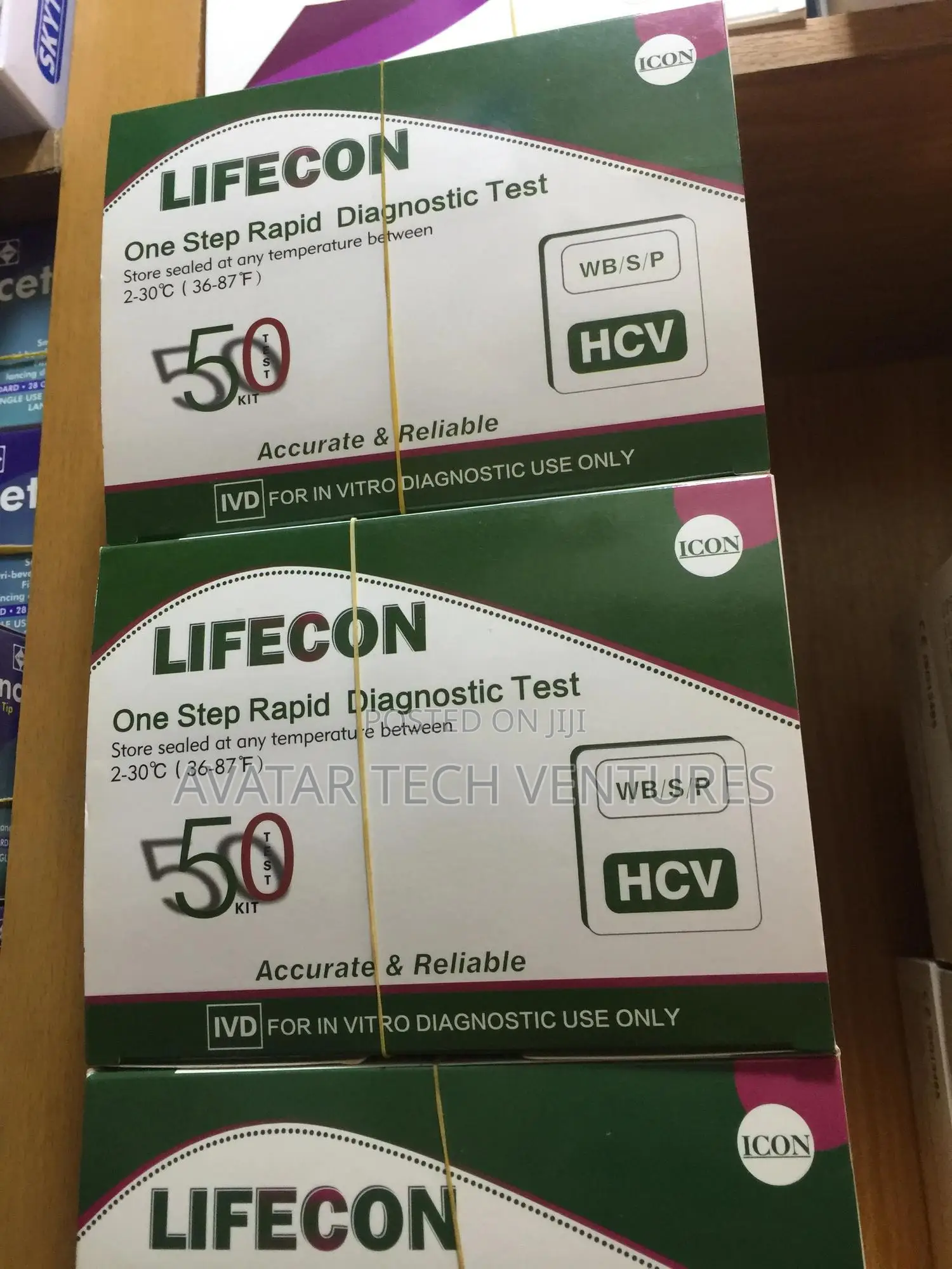 Hepatitis C Test Strips