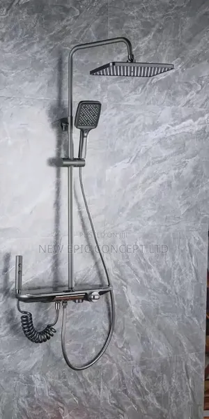 Executive Gray Standing Shower