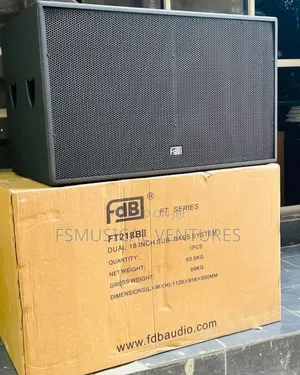 FDB Ft218bii Dual 18 Inch Subwoofers /Bass System