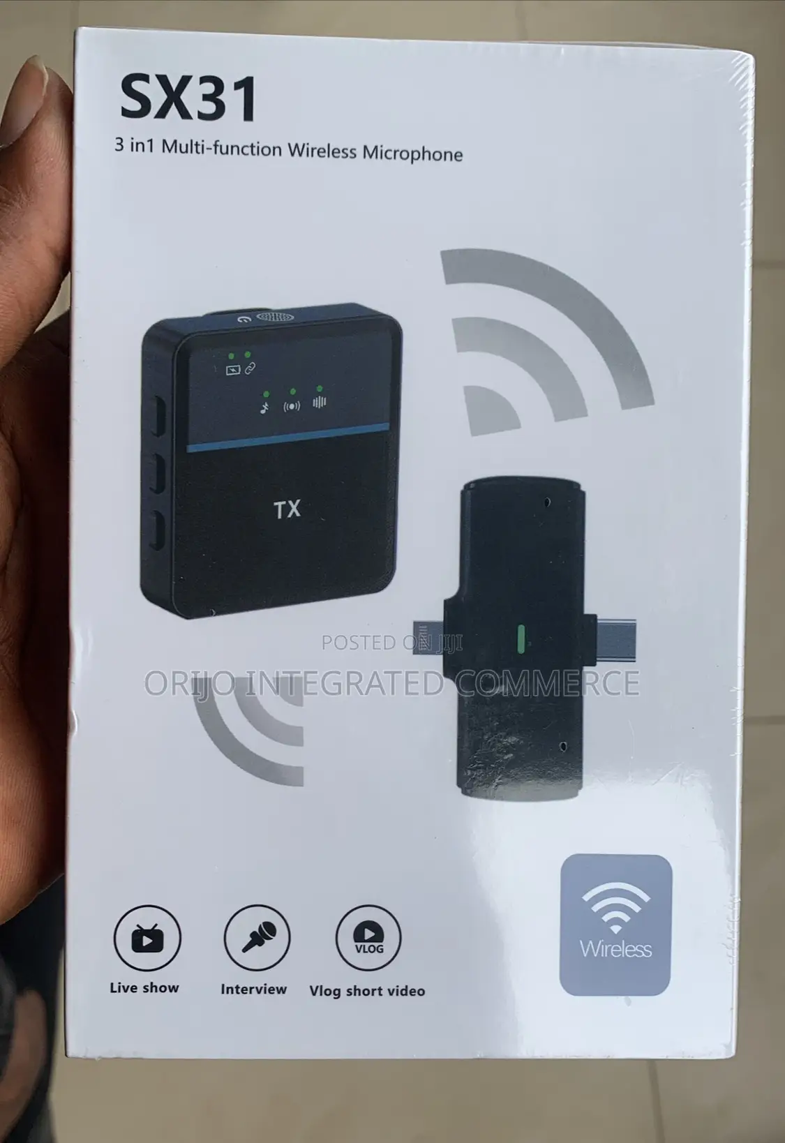 Sx31 3 In1 Multi-Function Wireless Microphone