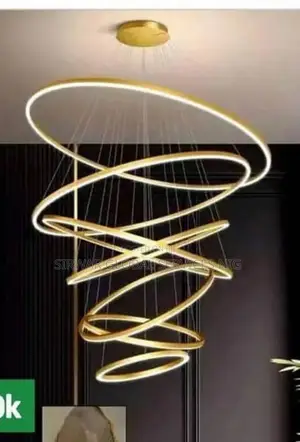 7 Step Single Face Drop Light Gold by 1200mm