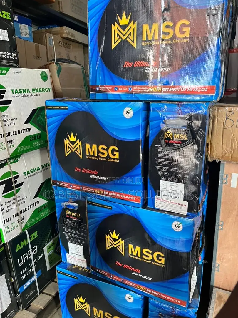 MSG Direct Indian Tubular Battery