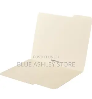 Amazon Basics File Folders, Letter Size, Manila 100pcs