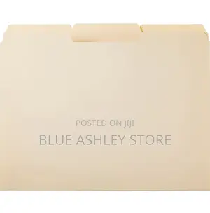 Amazon Basics File Folders, Letter Size, Manila 100pcs