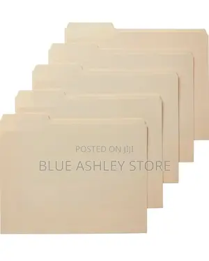 Amazon Basics File Folders, Letter Size, Manila 100pcs