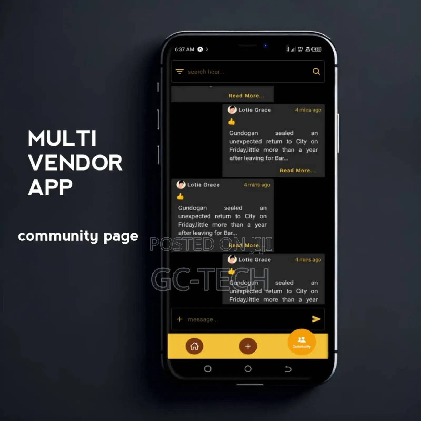 Multi Vendor Mobile App