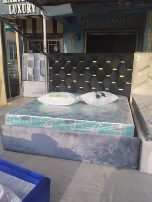 Bed Frame 6x6ft and Mattress