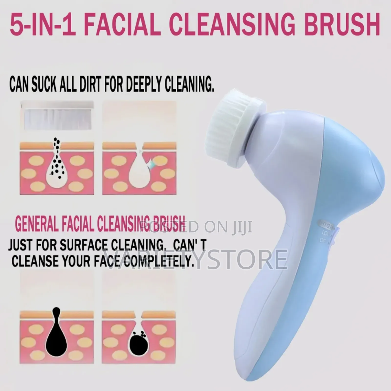 Electric 5 IN 1 Face Cleansing Brush