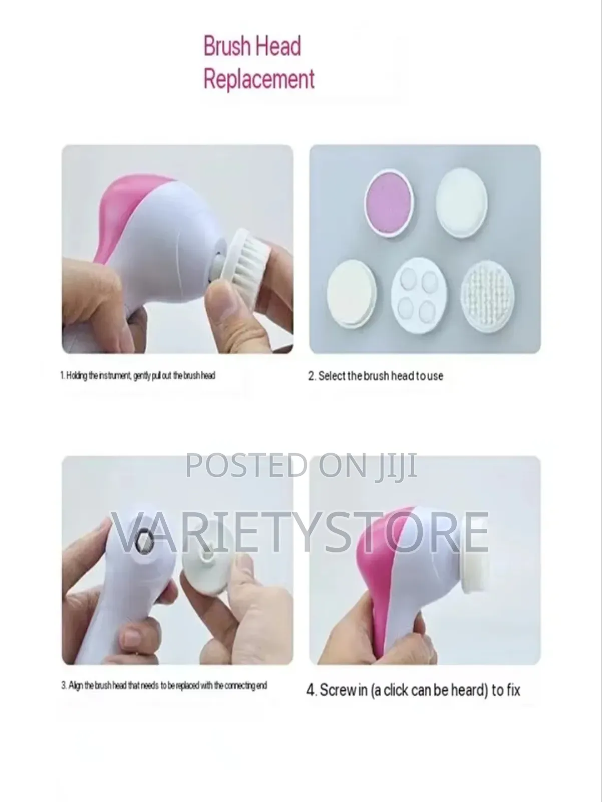 Electric 5 IN 1 Face Cleansing Brush