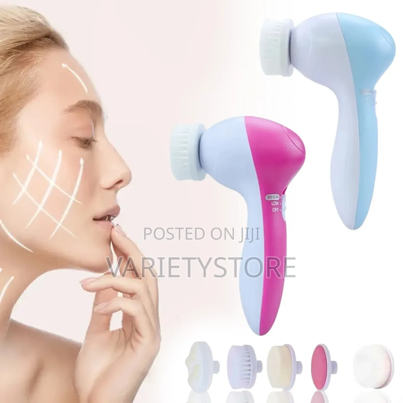 Electric 5 IN 1 Face Cleansing Brush
