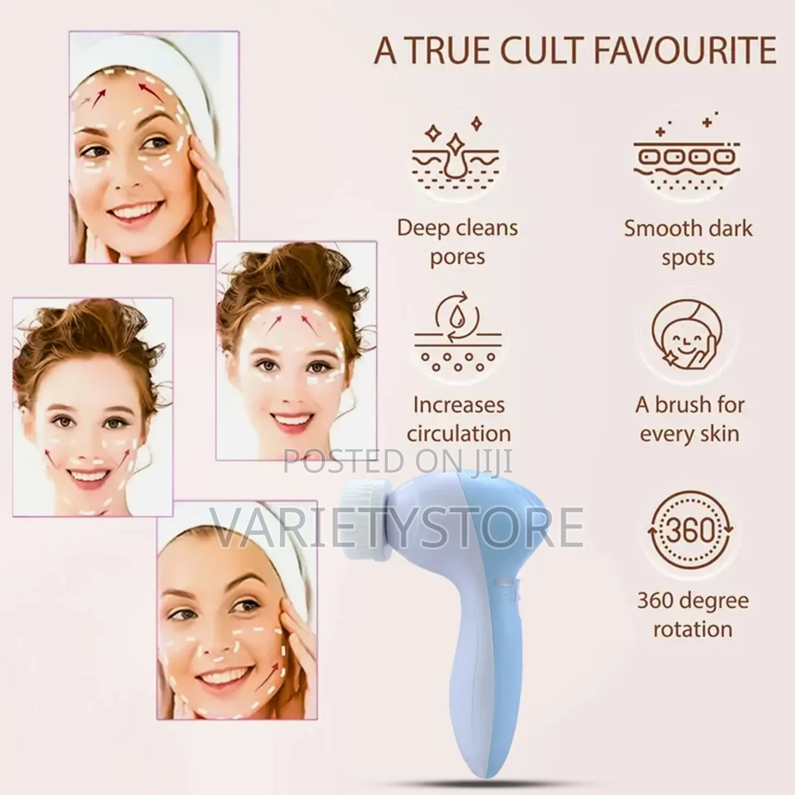 Electric 5 IN 1 Face Cleansing Brush