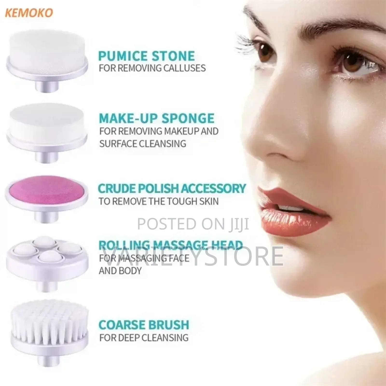 Electric 5 IN 1 Face Cleansing Brush