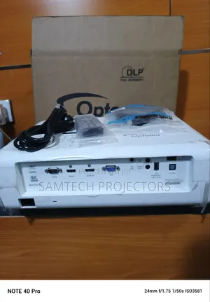 Brand New Optoma UHD Projector Open Carton.