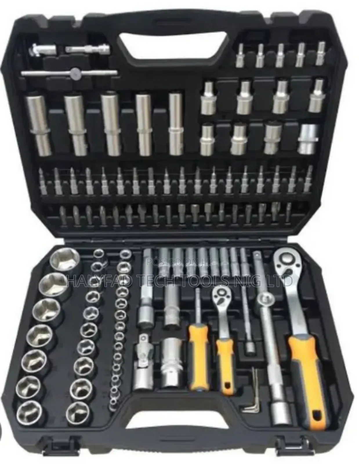 110 PCS 1/4" 1/2" Dr. Socket Wrench Set