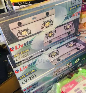 Livstar Double Burner Auto Ignition Gas Cooker