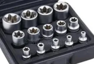 Hotech Mechanical Tools 14 PCS E-Type Socket Wrench Set