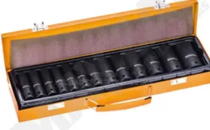 Hotech Mechanical Tools 13 PCS 1/2" Dr. Deep Impact Socket