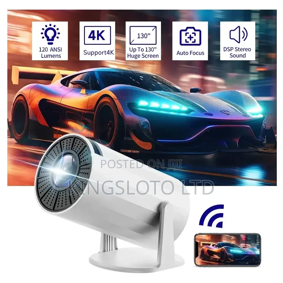Android 12 Bluetooth Projector 1080P