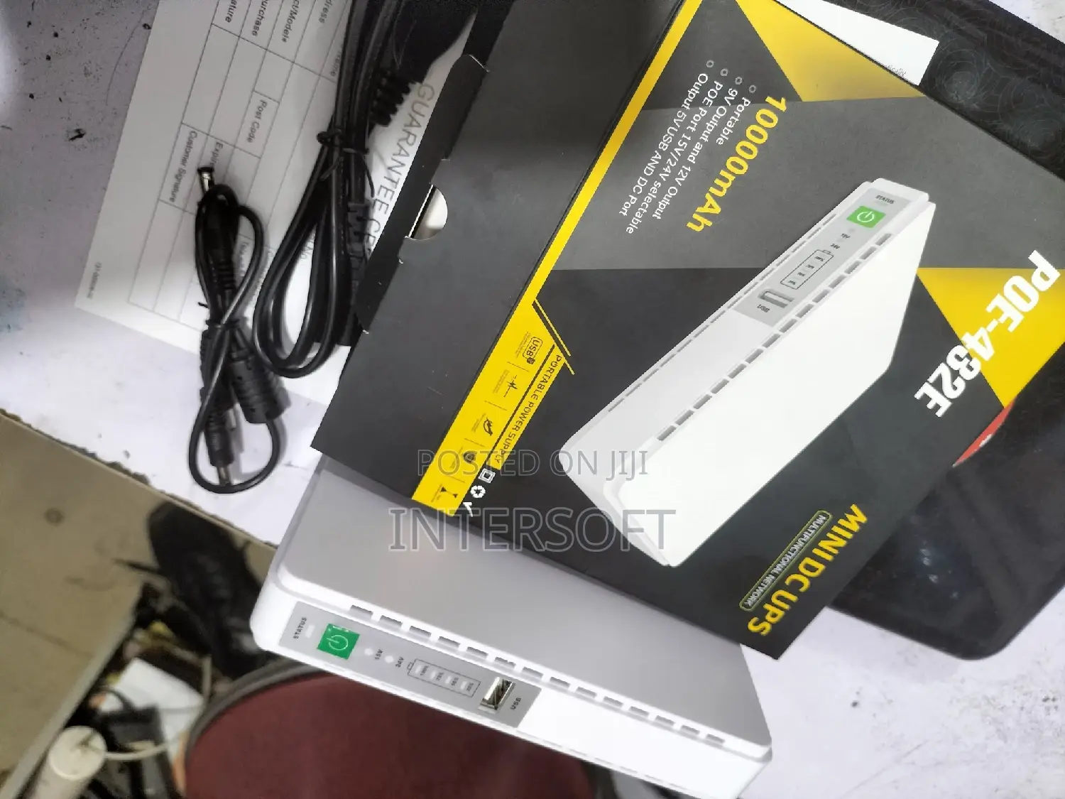 POE Mini Dc Ups 10,000MAH Portable Power Supply