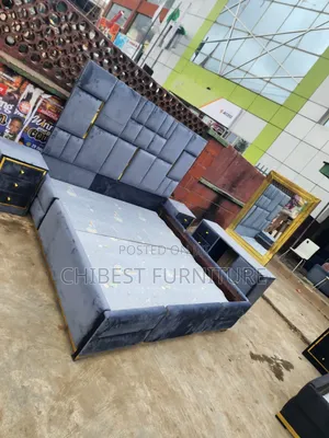 Quality 6by6 Complete Set of Upholstery Padded Bed