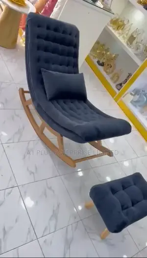 Rocking Chair With a Foot Stool