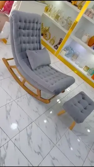 Rocking Chair With a Foot Stool