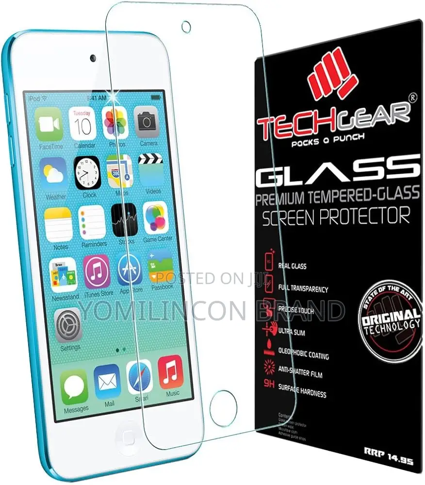 Premium Tempered Glass Screen Protector for iPod Touch 5,6,7