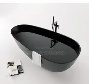 Black Freestanding Luxury Bathtub