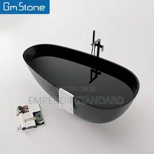 Black Freestanding Luxury Bathtub