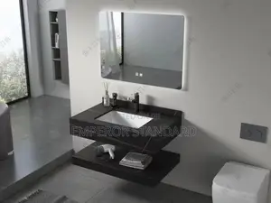 Bathroom Cabinet Set With an LED Mirror