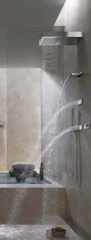 Luxury Shower Wall-Mounted LED Ceiling Shower Tap