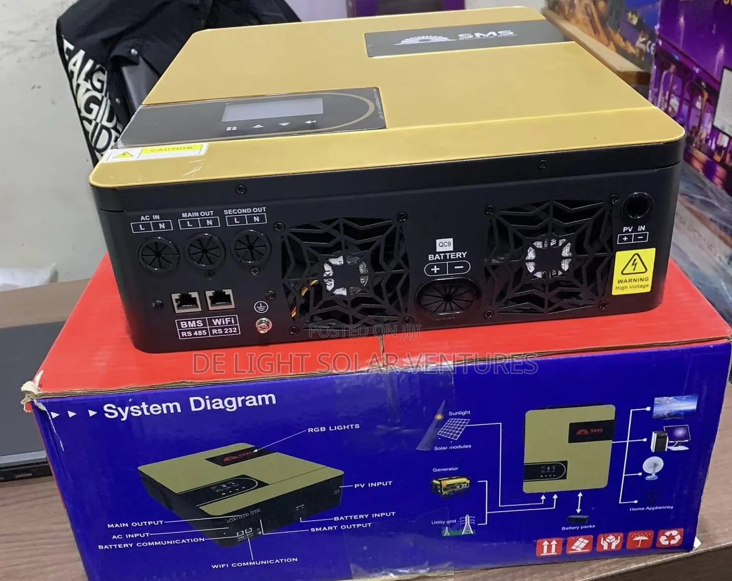 6.2kva 48v SMS Hybrid High Voltage Inverter Available