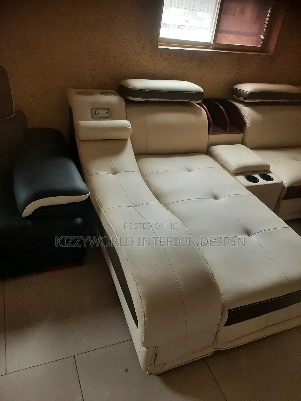L Shape Sofa Chair Set