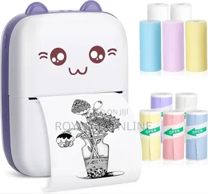 Mini Printer With 13 Extra Paper And Coloured Pen In Abuja