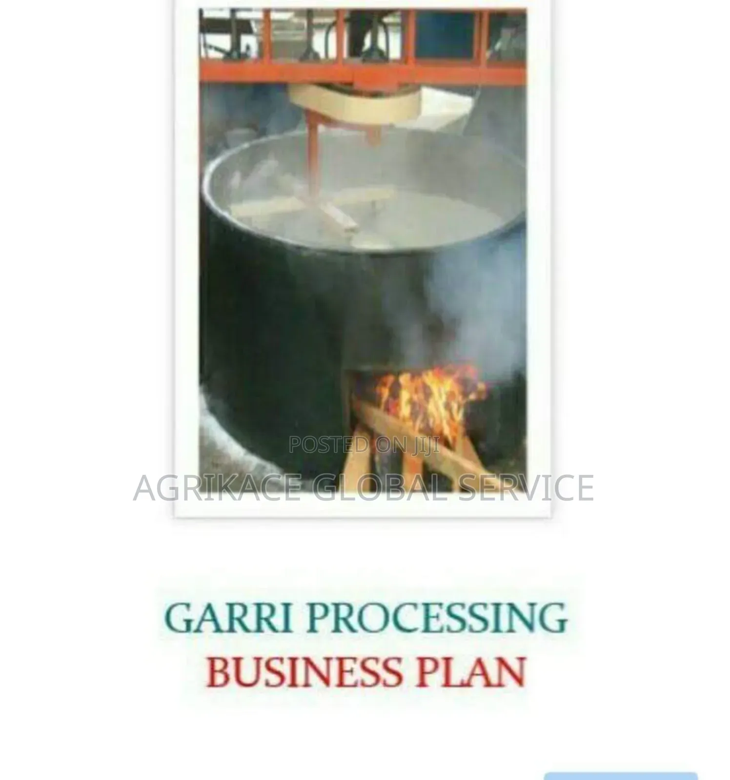 Business Plan Template on Garri Processing - (E-Book).