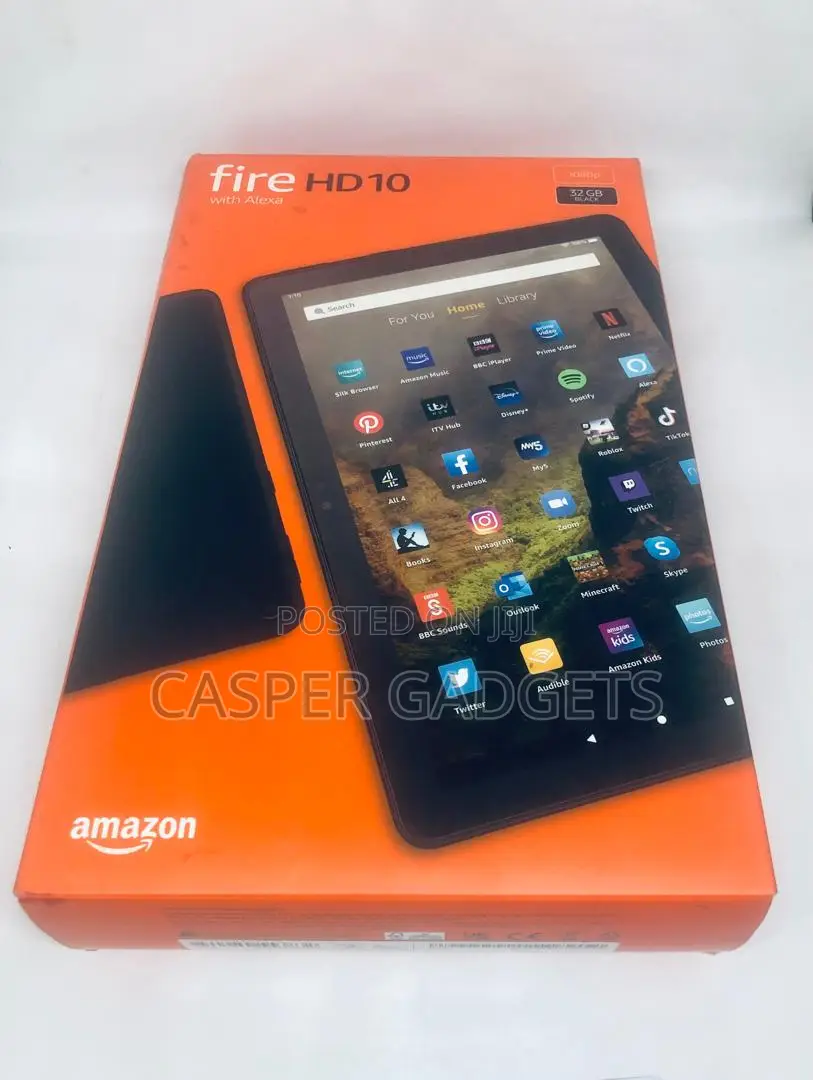 New Amazon Fire HD 10 32 GB Black