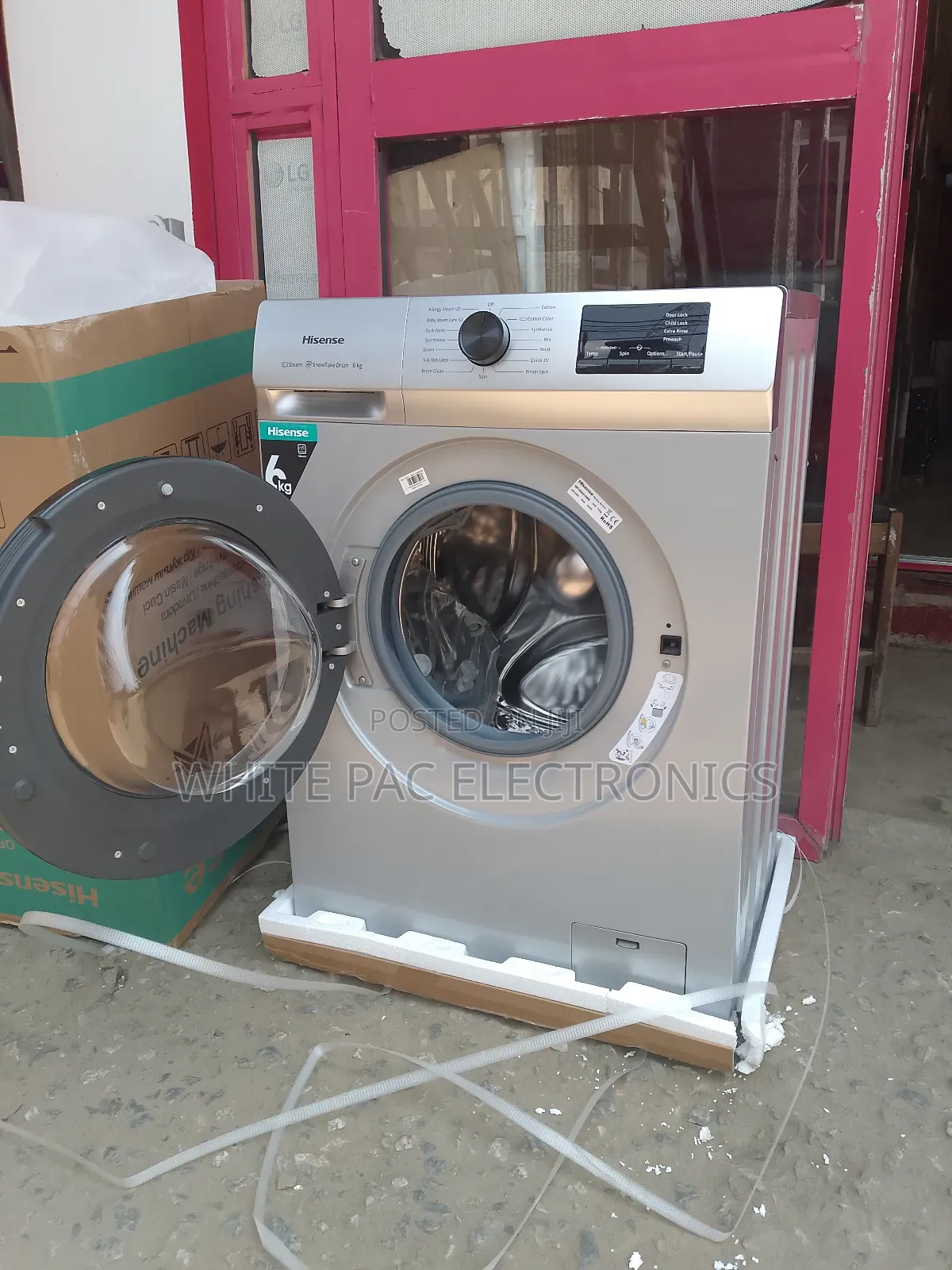 Original>Hisense 6kg Wash and Spin Front Loader Automatic