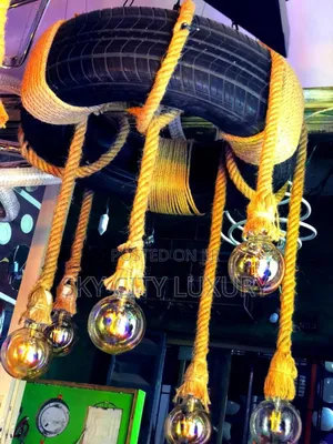 Hemp Rope Industrial Pendant Light