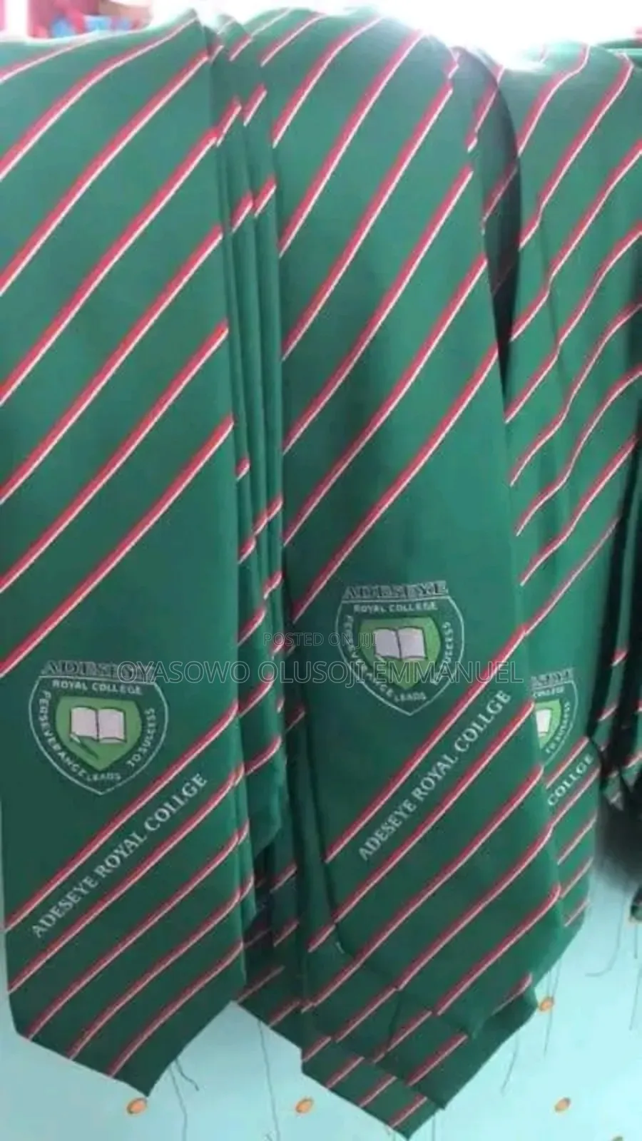 Customised School Tie