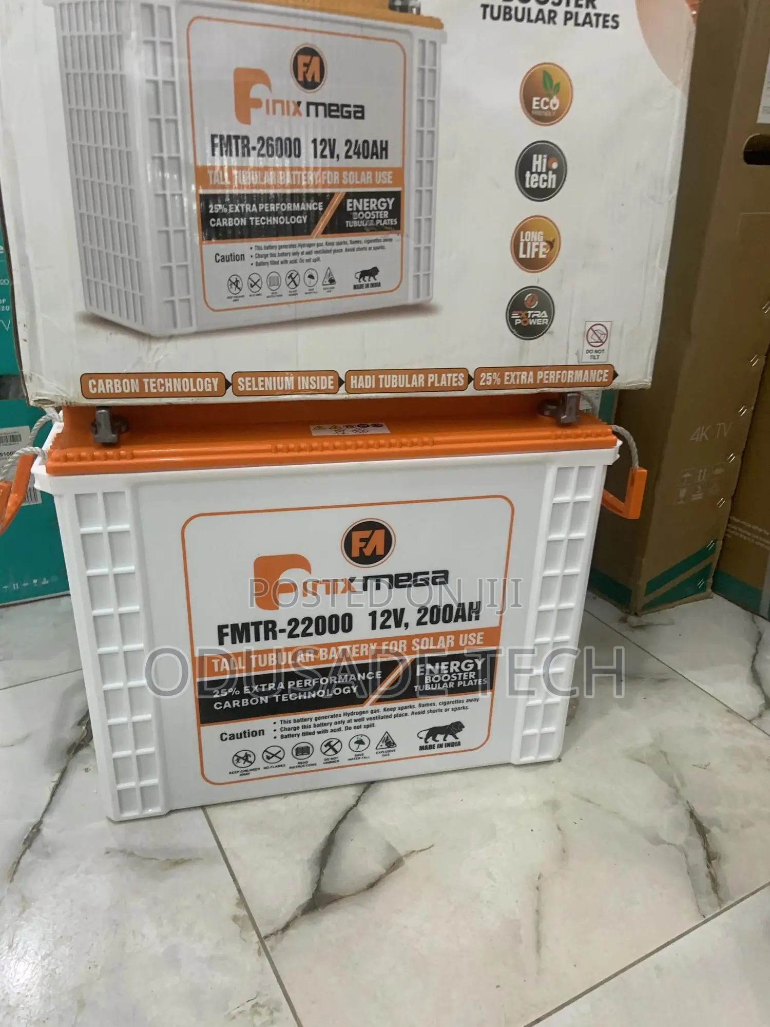 Reliable Finix Solar Battery