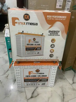 Modern Finix Solar Tall Tubular Battery