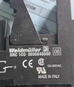 Weidmuller Relay Socket SRC 1C0 | 8690840000