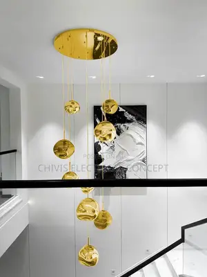 Nordic Home Decoration, Stair Chandelier, Living Room Bedroo
