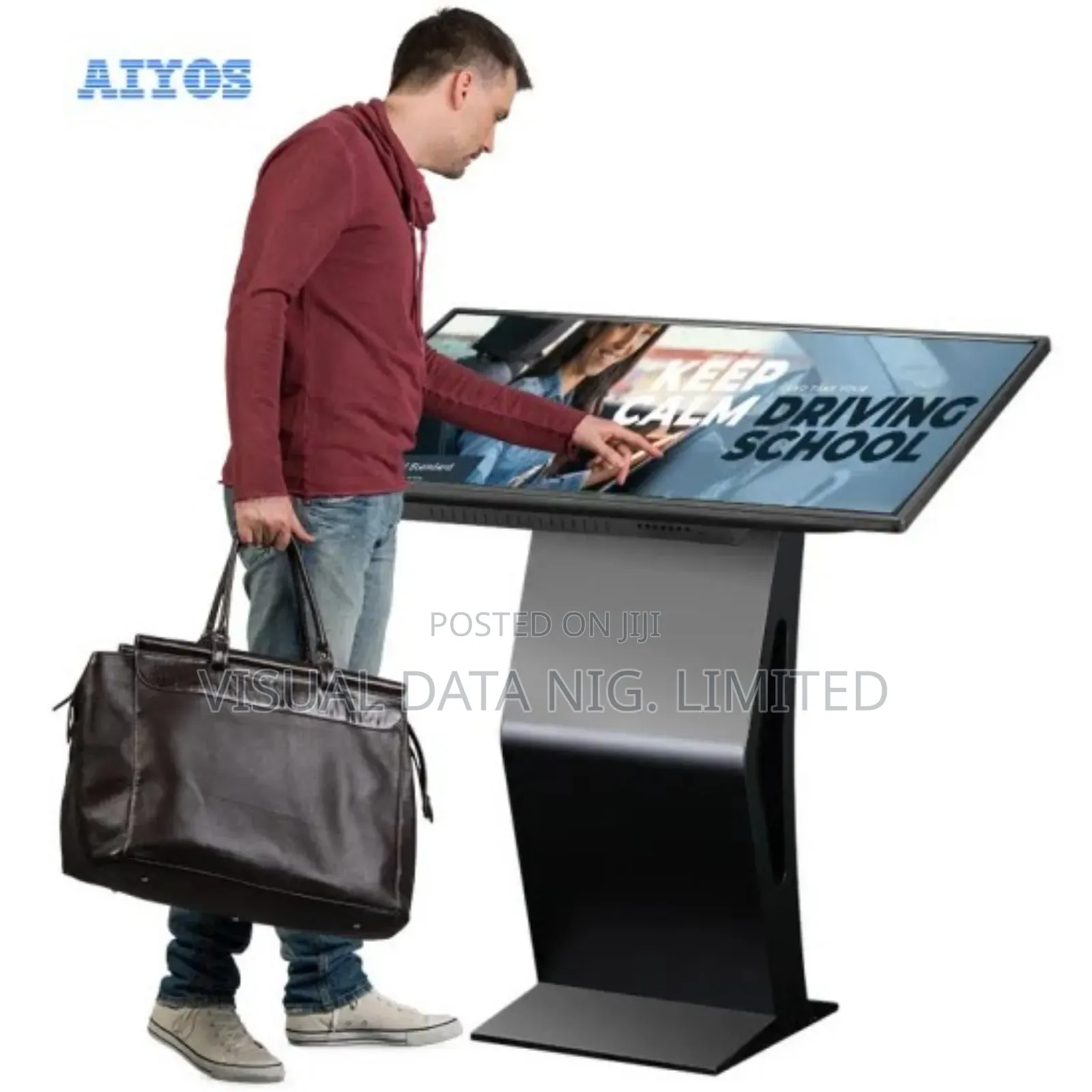 Interactive Information Kiosk Display, 55 Inches