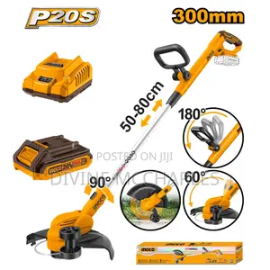 Ingco CGTLI203285 – 20V Lithium-ion Grass Trimmer
