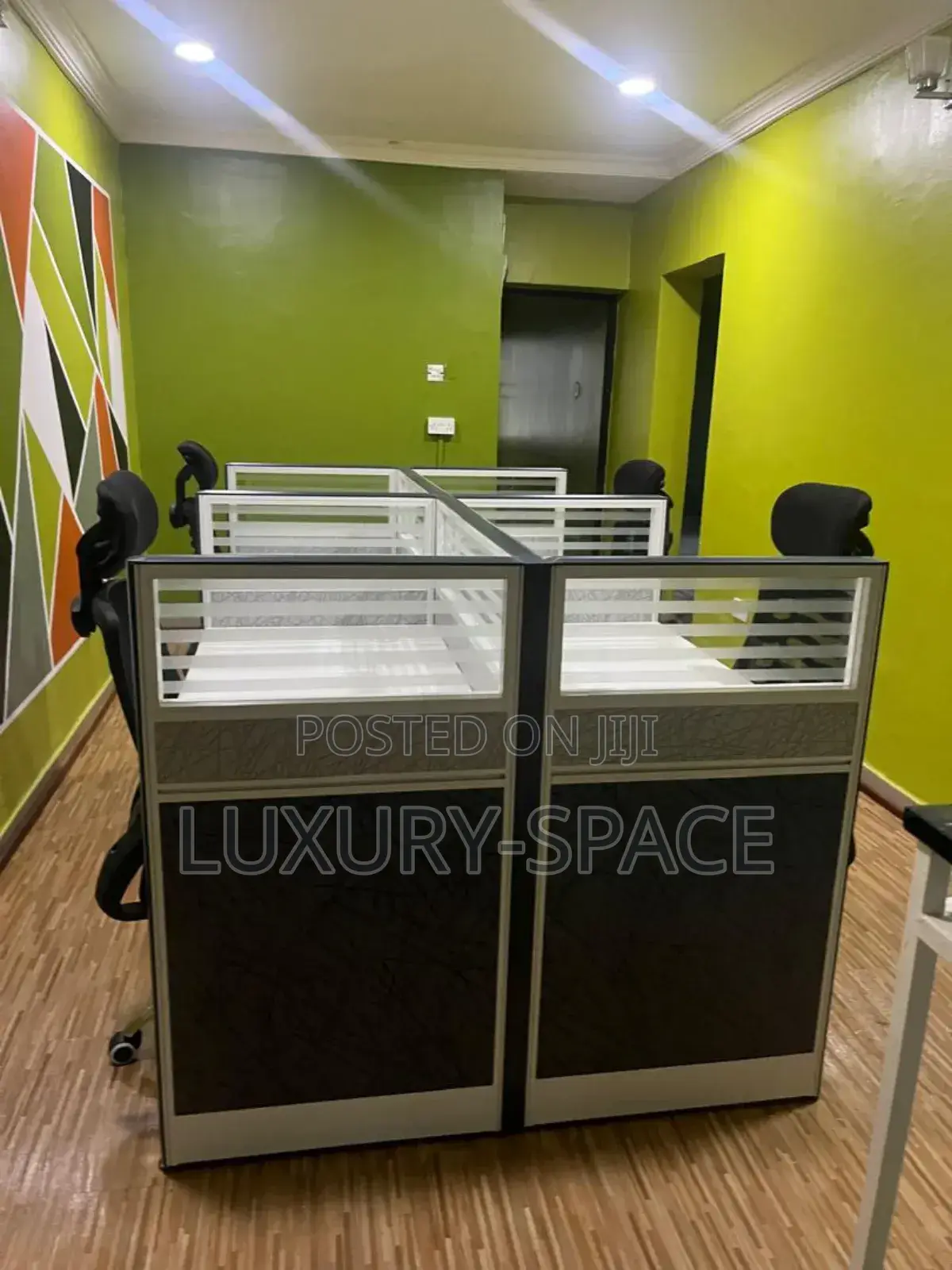 Office Workstation Table Set 4 Seaters