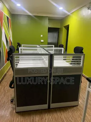 Office Workstation Table Set 4 Seaters