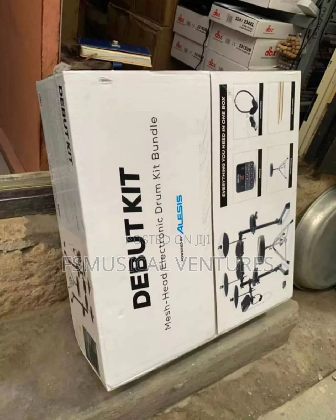 Alesis Debut Kit Mesh Head Electronic Drum Kid Bundle