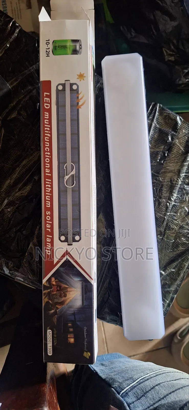 32cm Long Solar Powered Waterproof Flashlight